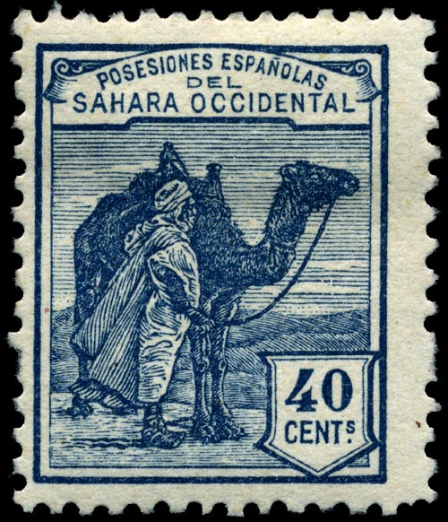 Stamp_Spanish_Sahara_1924_40c
