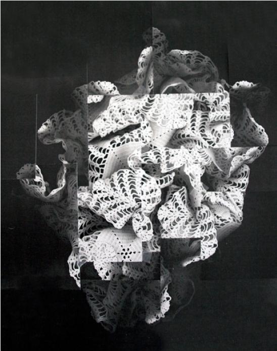 In memoriam. Anna Llimós. Fotocopia en blanc i negre 70x50 cm. 2016