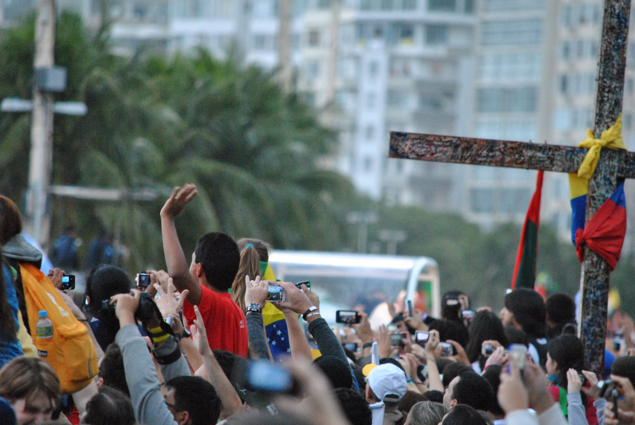 Pope's visit to Rio. JMJ 2013. Copacabana / Leandro Neumann Ciuffo