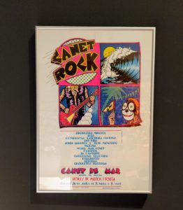 Cartell publicitari del festival Canet Rock el 26 de juliol del 1975. Font: Mary M. Villena.